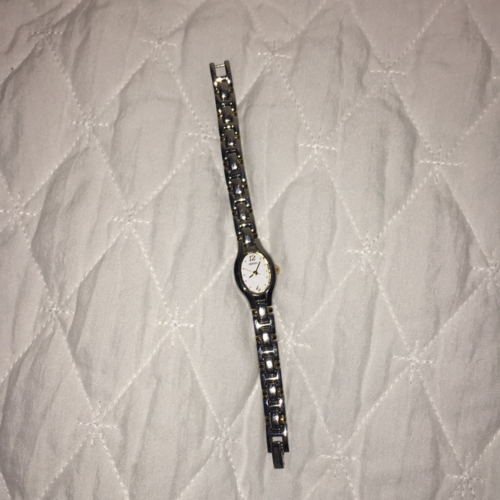 Women’s Seiko Silver and Gold Tone Watch